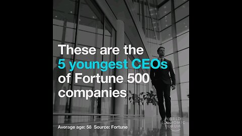 These are the 5 youngest CEOs of Fortune 500 companies.