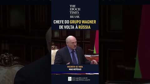 O chefe do grupo mercenário Wagner, Yevgeny Prigozhin, está de volta à Rússia #shorts #noticias