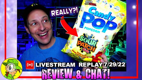 Candy Pop® 🍬 SOUR PATCH KIDS® POPCORN 😝🍿 Review ⎮ Livestream Replay 7.29.22 ⎮ Peep THIS Out! 🕵️‍♂️