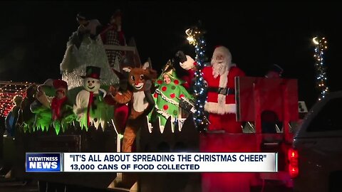 North Tonawanda X-mas Trailer collects 13,000 canned goods and counting