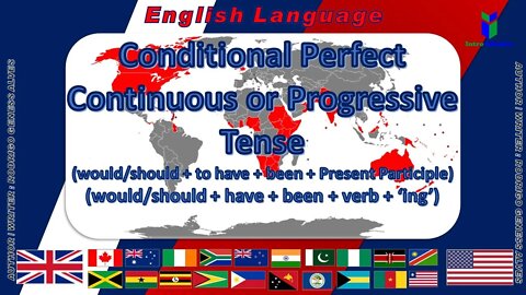 Conditional Perfect Continuous or Progressive - Indicative Mood - Verbs