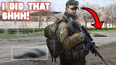 Ukrianian Sniper SHOOTS Civilians In Mariupol