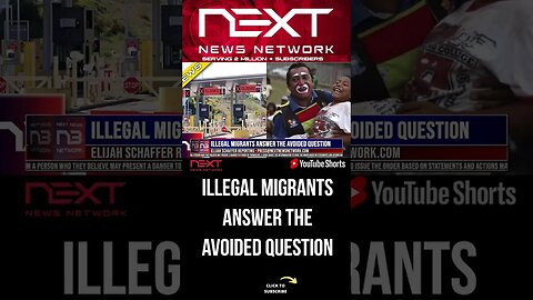 Illegal Migrants Answer The Avoided Question #shorts