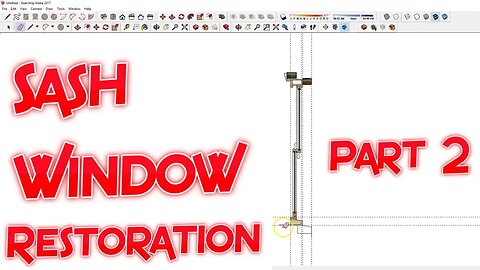 Cross Section Drawing Rod - Part 2: Sash Window Restoration