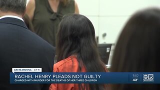 Rachel Henry pleads not guilty after deaths of children