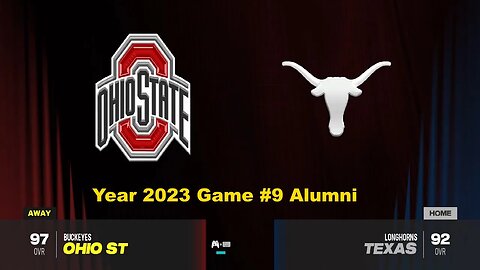 CFB 24 Ohio State Vs Texas Year 2023 Alumni