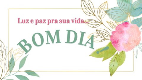 Bom dia ! Que seus planos e projetos se realizem