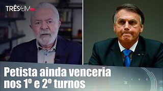 Pesquisa eleitoral mostra diferença menor entre Lula e Bolsonaro