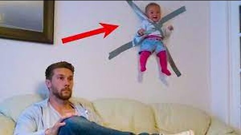 Funniest Baby and Dad Moment: When Baby At Home With Dad |Cute Baby Video