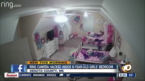 Ring camera hacked in girl's bedroom