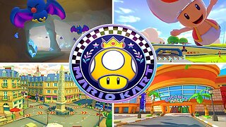 Mario Kart 8 Deluxe + Booster Course Pass - Golden Dash Cup Grand Prix | All Courses (1st Place)