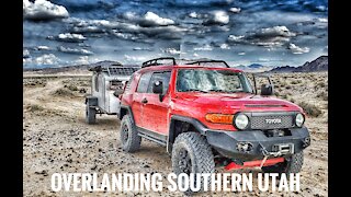 OVERLANDING SOUTHERN UTAH WITH AN OFF ROAD TRAILER