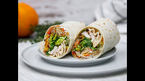 All-In-One-Ofen Chicken-Wrap