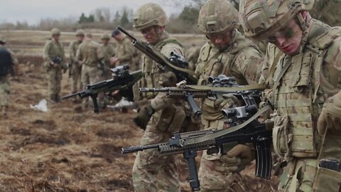 Sandhurst Officer Cadets Conduct Live-Fire Training in Grafenwoehr Training Area, Germany