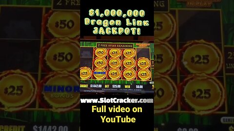 💥$1,000,000 Dragon Link JACKPOT!💥