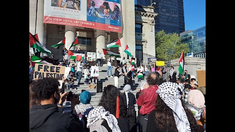 Vancouver protest “Bomb Tel Aviv”; “Long live the Intifada”