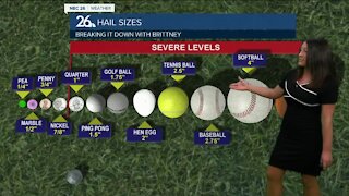 Breaking it Down with Brittney Hail Size