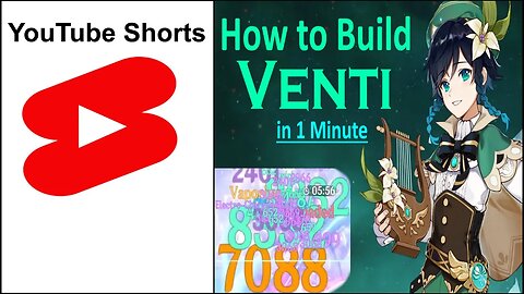 How to Build Venti in 1 Minute (Genshin Impact)