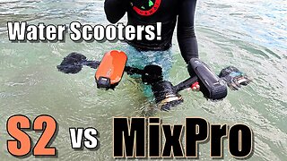 Geneinno S2 vs Sublue WhitShark MIXPRO Water Scooters - Review & Comparison BONUS TURTLES CRASH TEST