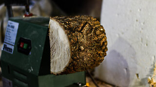 Wood Turning: Log into bowl