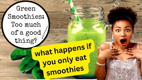 ✨ what happens if you only eat smoothies || ✨ Smoothie diet results before and after || breakfas