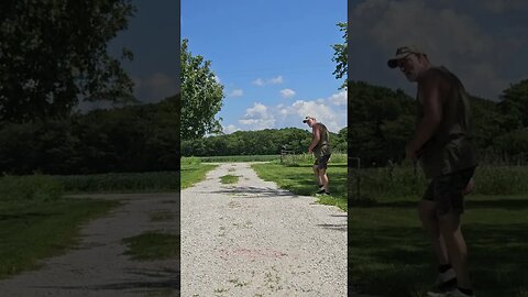 Senior Olympics Discus Throw practice with MacBean Scottish Fitness