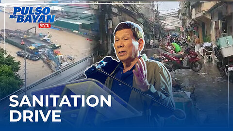 Sanitation drive sa mga barangay, hindi dapat ituring na achievement ─FPRRD