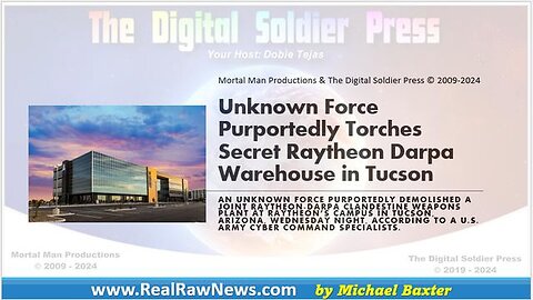 Unknown Force Destroys DARPA Warehouse in AZ!