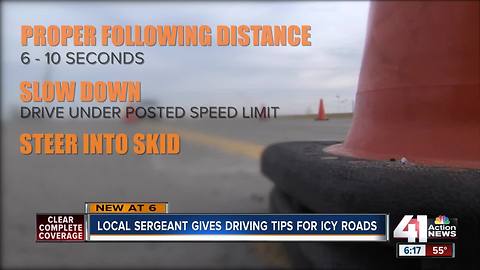 Tips for driving on icy roads
