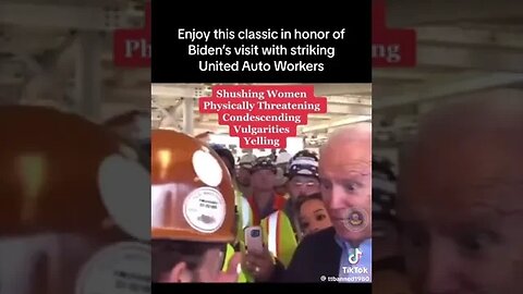 Remember when Biden did this to auto-workers?