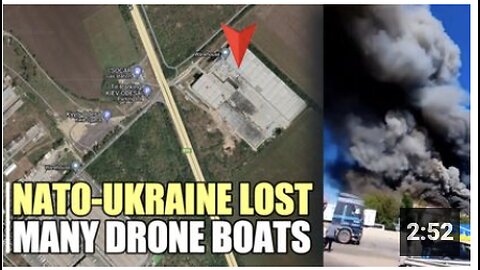 Large NATO logistics hub storing drone and ammunition engulfed in Russian fire