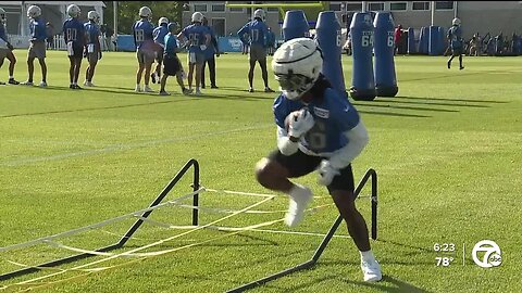 Jahmyr Gibbs, Jack Campbell among rookies getting first team reps at Lions training camp