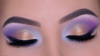 Golden Smokey Eyes With Touch of Color Eye Makeup Tutorial