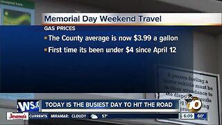Today is the busiest day to travel for Memorial Day weekend