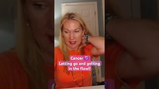 Cancer ♋️ Letting go and Being in the flow #cancer #tarot #spirituality #shorts