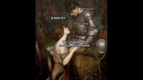 Nervous #shorts #silly #funny #memes #knights #maiden #mentalhealth