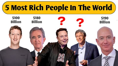 5 Most Rich People And Their Net Worth | Amazing Facts by Red Info