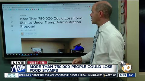 More than 750K could lose food stamps under Trump administration