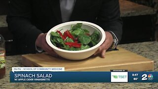 Shape Your Future Healthy Kitchen: Apple Cider Vinaigrette Spinach Salad