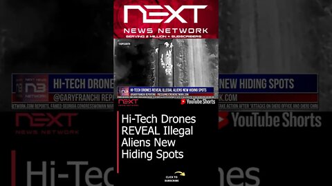 Hi-Tech Drones REVEAL Illegal Aliens New Hiding Spots #shorts