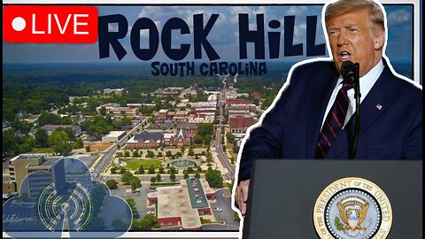 Trump in Rock Hill, SC | LIVE WATCHPARTY (YNN on Rumble)