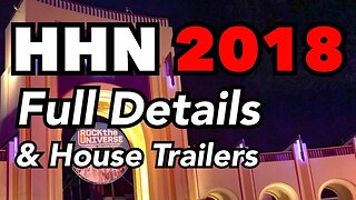 Halloween Horror Nights 2018 FULL Details & House Trailers | Orlando, FL