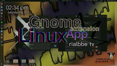 Linux App - Gnome Shell Extension