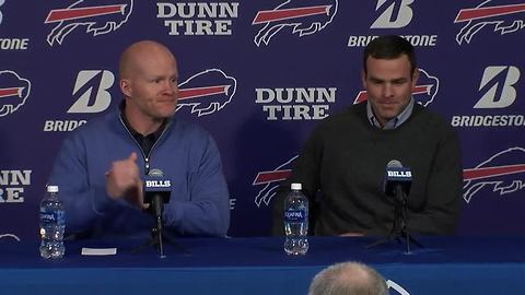 Bills coach, GM hold pre-draft press conference (full presser)