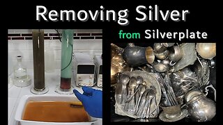 Removing Silver From Silverplated Scrap (Reverse Electroplating)