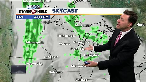 Michael Fish's NBC26 Storm Shield weather forecast