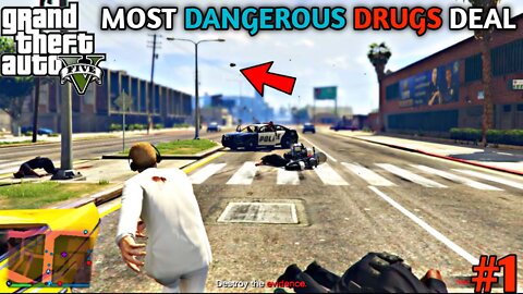 MOST DENGROUS DRUGS DEAL||Part-1|GTA V GAMEPLAY |WITH JHONY PLAYZ