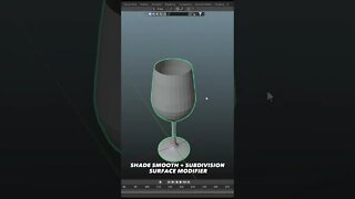 How to model a wine glass