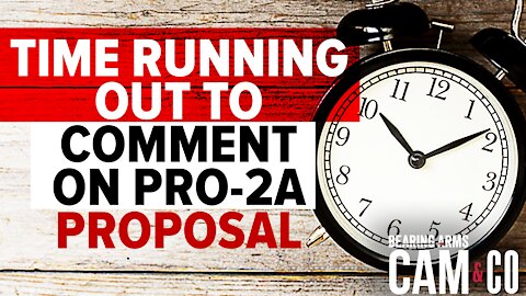 Time Is Running Out To Comment On This Pro-2A Proposal