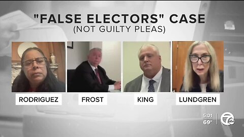 16 Michigan Republicans plead not guilty in fake elector scheme